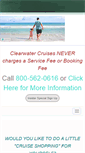 Mobile Screenshot of clearwatercruises.com